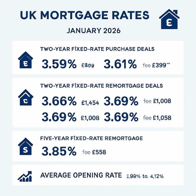 UK mortgage rate volatility 2026